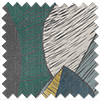 Anthurium, Teal - Roman Blind
